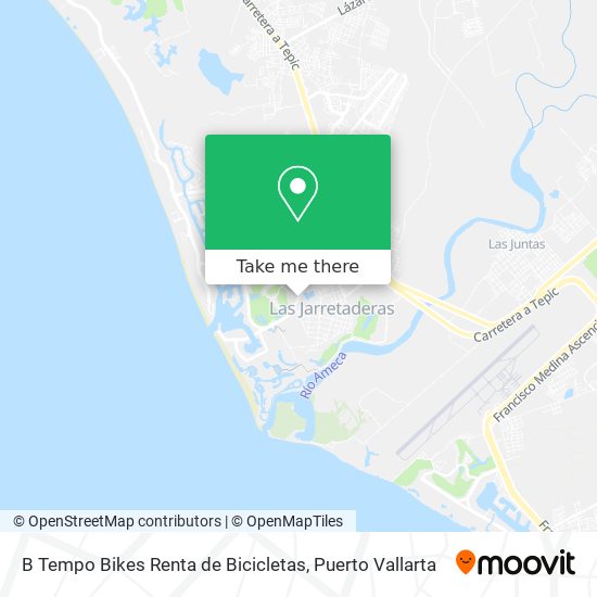 B Tempo Bikes Renta de Bicicletas map