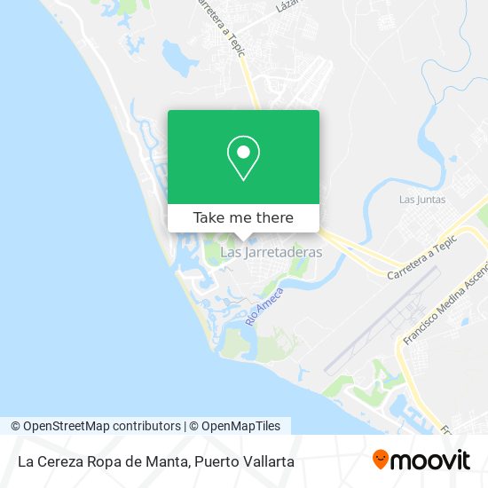 La Cereza Ropa de Manta map