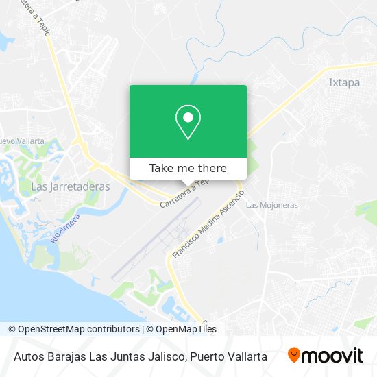 Autos Barajas Las Juntas Jalisco map