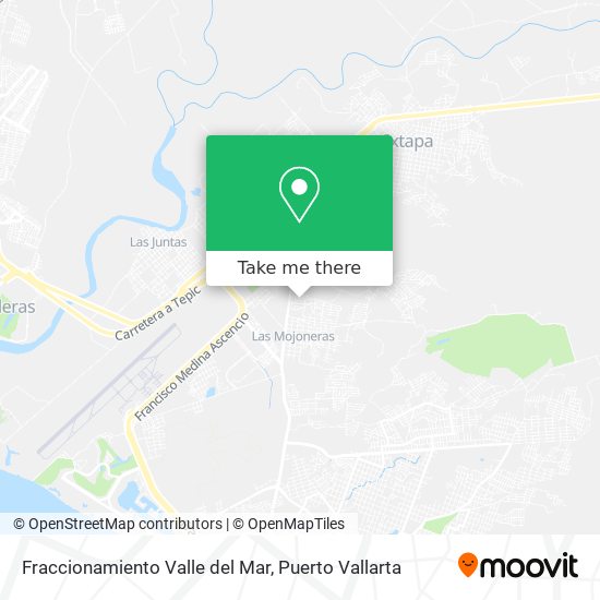 Mapa de Fraccionamiento Valle del Mar