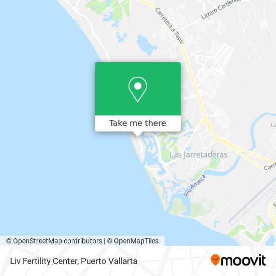 Liv Fertility Center map