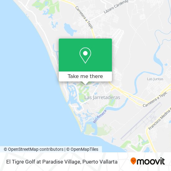 Mapa de El Tigre Golf at Paradise Village