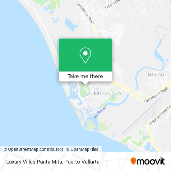 Luxury Villas Punta Mita map