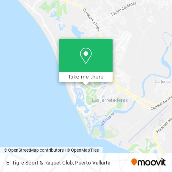 El Tigre Sport & Raquet Club map