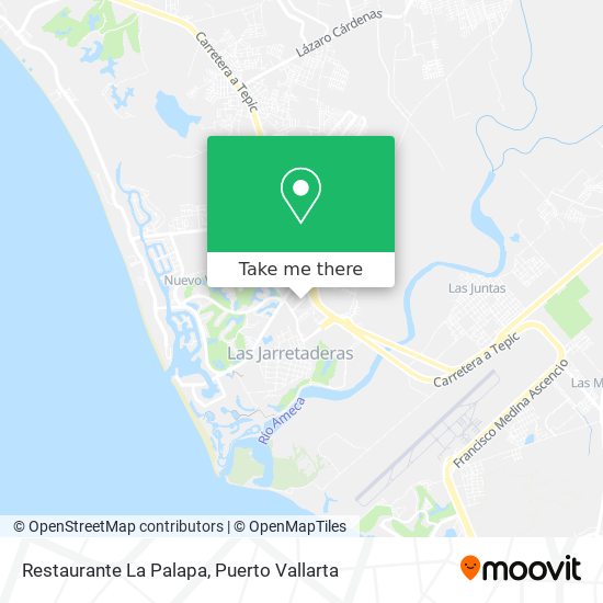 Restaurante La Palapa map