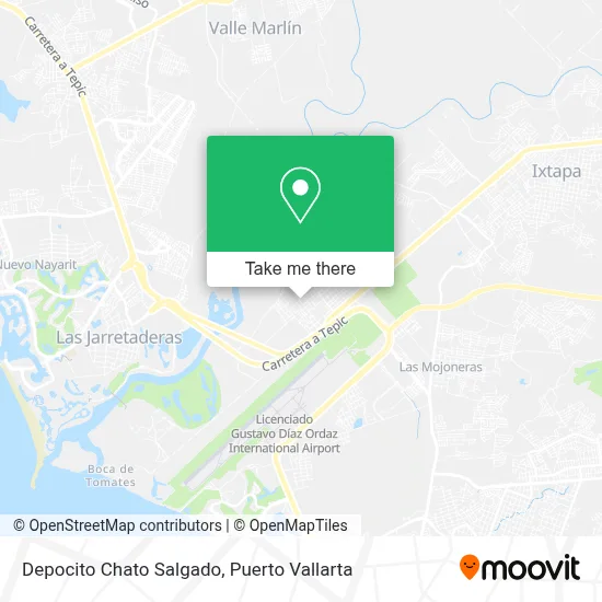 Depocito Chato Salgado map