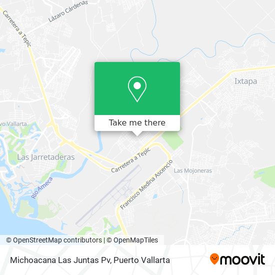 Mapa de Michoacana Las Juntas Pv