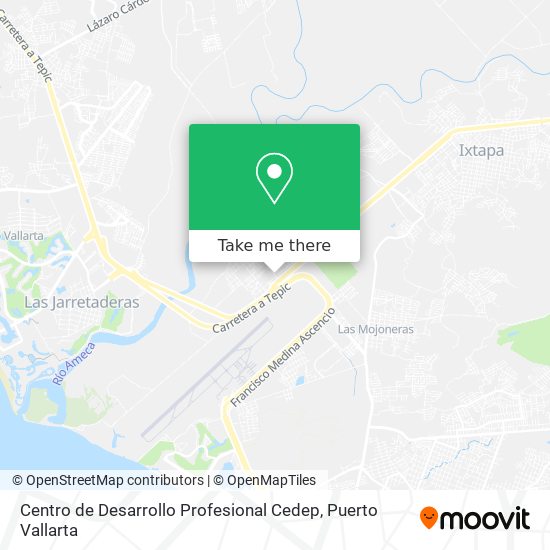 Centro de Desarrollo Profesional Cedep map