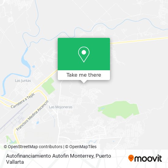 Mapa de Autofinanciamiento Autofin Monterrey