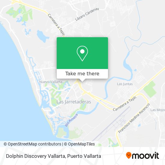 Mapa de Dolphin Discovery Vallarta
