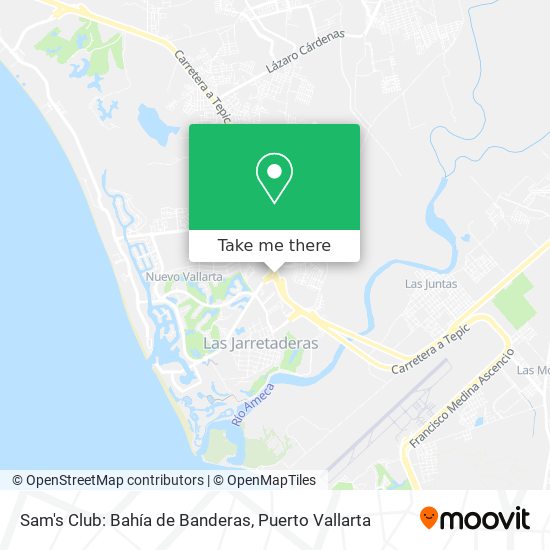 Mapa de Sam's Club: Bahía de Banderas