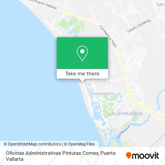 Mapa de Oficinas Administrativas Pinturas Comex