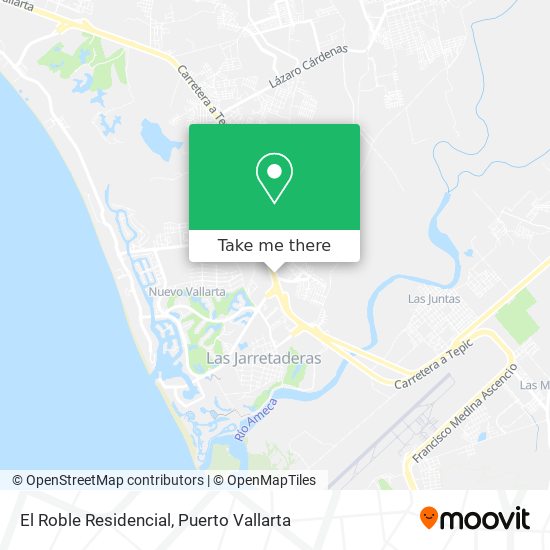 El Roble Residencial map
