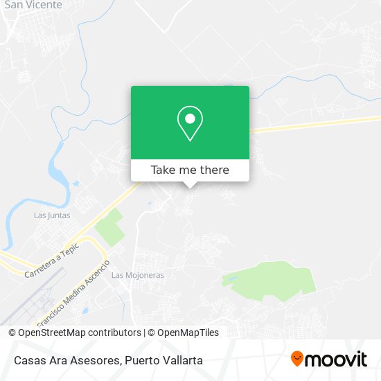 Casas Ara Asesores map