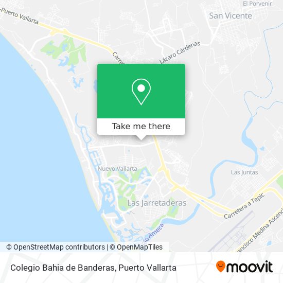 Mapa de Colegio Bahia de Banderas