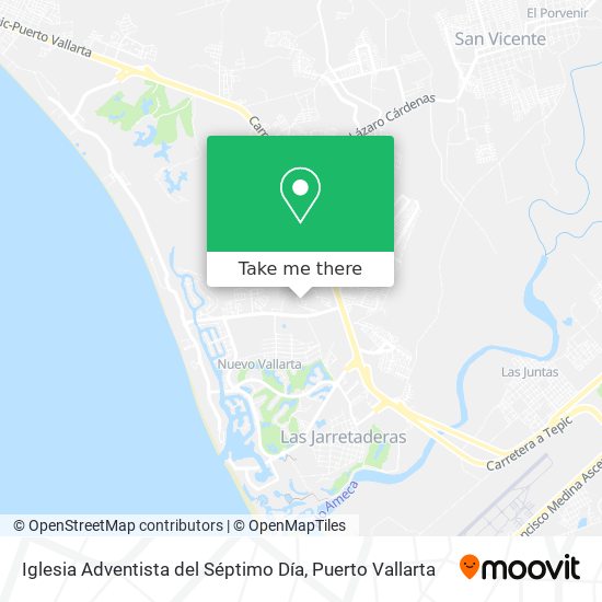 Mapa de Iglesia Adventista del Séptimo Día