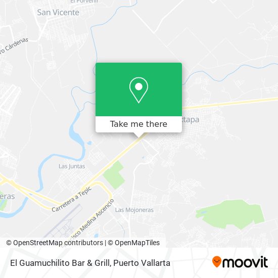 How to get to El Guamuchilito Bar & Grill in Puerto Vallarta by Bus?