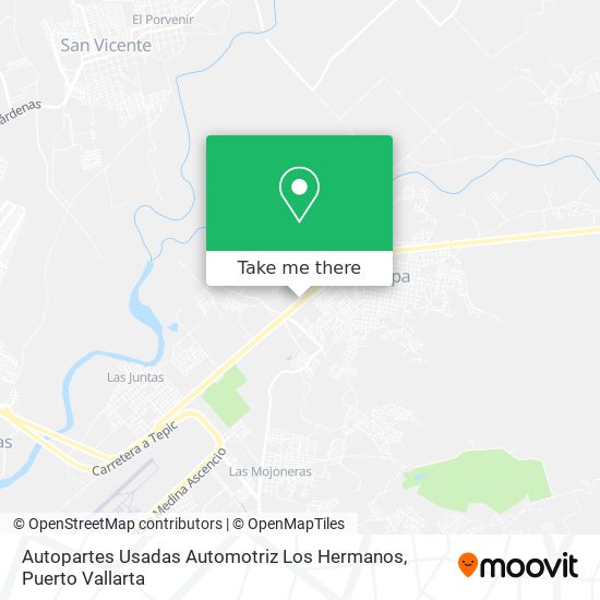 Autopartes Usadas Automotriz Los Hermanos map