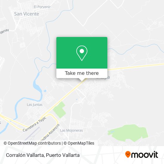 Corralón Vallarta map