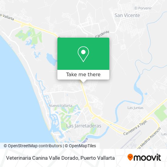 Veterinaria Canina Valle Dorado map