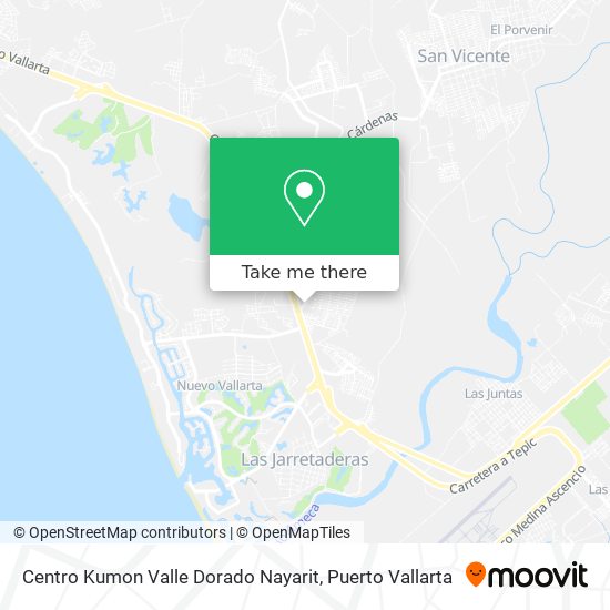 Centro Kumon Valle Dorado Nayarit map