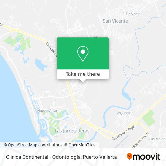 Clinica Continental - Odontología map