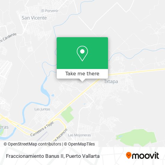 Fraccionamiento Banus II map