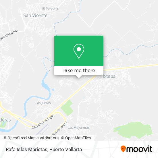 Rafa Islas Marietas map