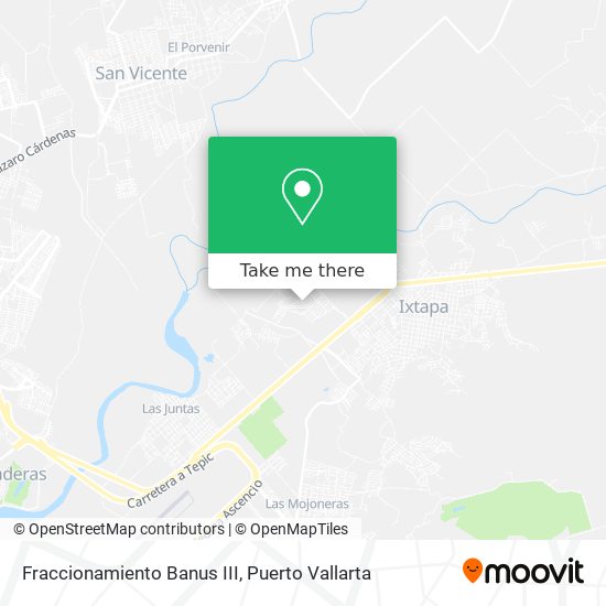 Fraccionamiento Banus III map