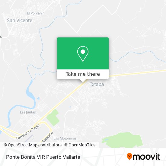 Mapa de Ponte Bonita VIP