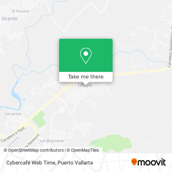 Cybercafé Web Time map