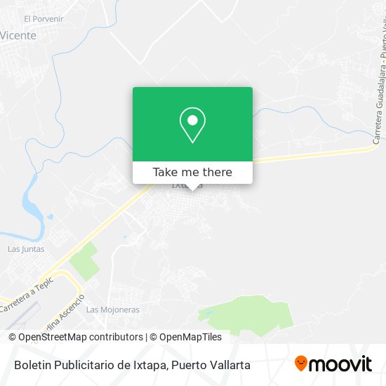 Mapa de Boletin Publicitario de Ixtapa