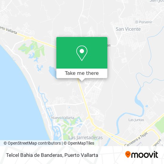 Telcel Bahia de Banderas map