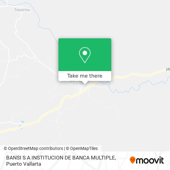 Mapa de BANSI S A INSTITUCION DE BANCA MULTIPLE