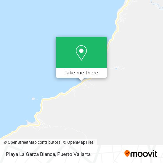 Playa La Garza Blanca map
