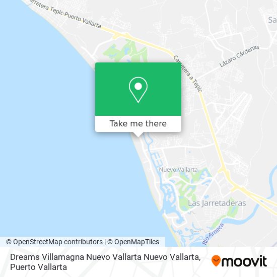 Mapa de Dreams Villamagna Nuevo Vallarta Nuevo Vallarta