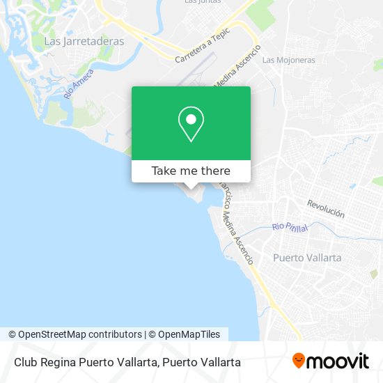 Mapa de Club Regina Puerto Vallarta