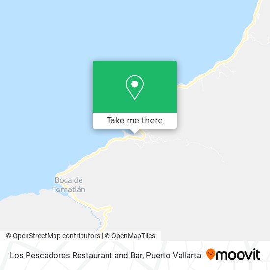Mapa de Los Pescadores Restaurant and Bar