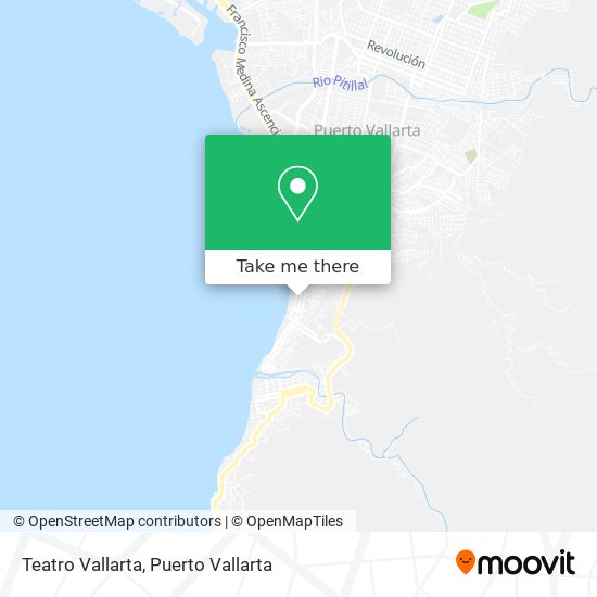 Teatro Vallarta map