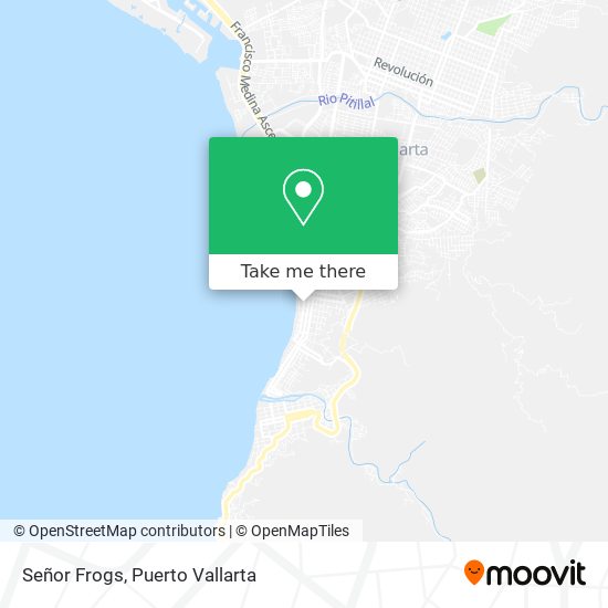Mapa de Señor Frogs