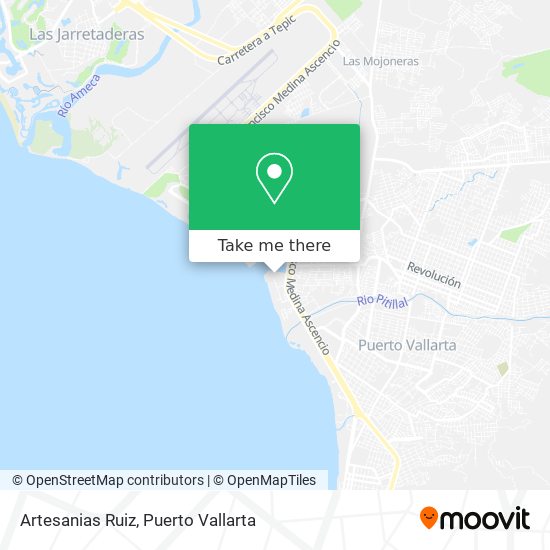 Mapa de Artesanias Ruiz