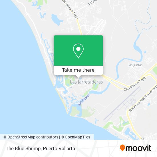 The Blue Shrimp map