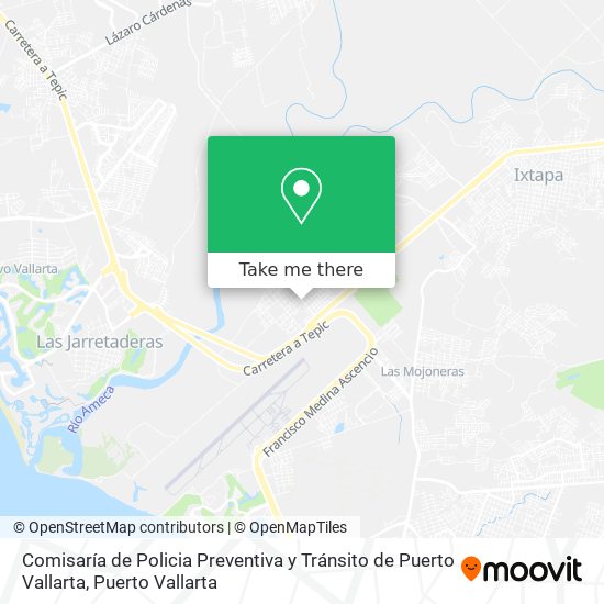 Comisaría de Policia Preventiva y Tránsito de Puerto Vallarta map