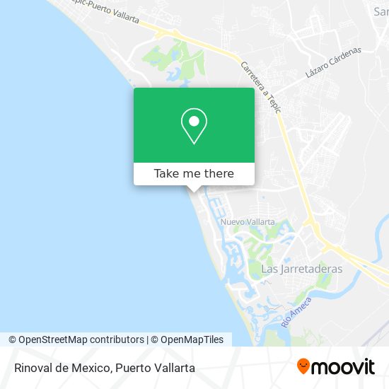 Rinoval de Mexico map