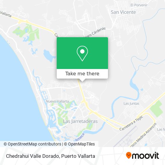Chedrahui Valle Dorado map