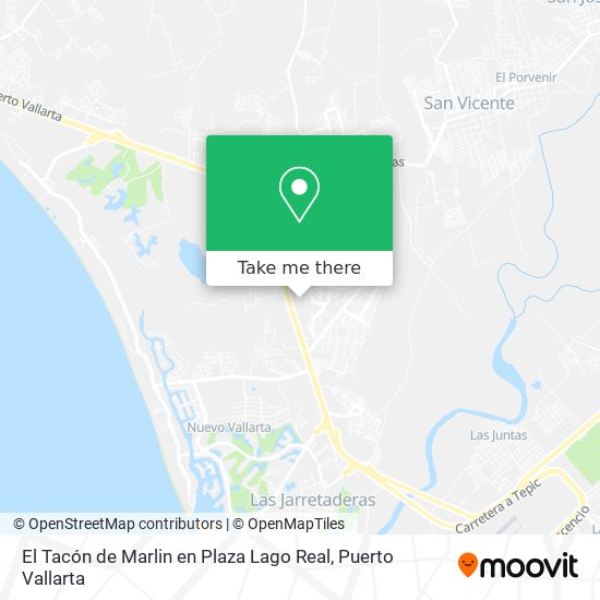 El Tacón de Marlin en Plaza Lago Real map