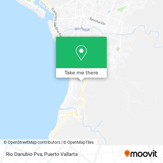Rio Danubio Pva map