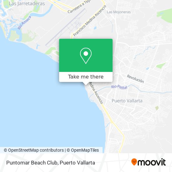 Puntomar Beach Club map