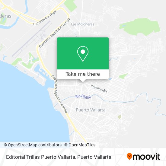 Editorial Trillas Puerto Vallarta map