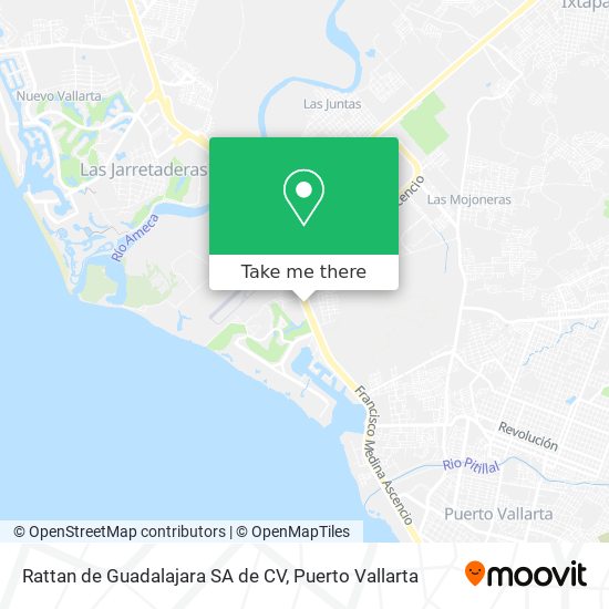 Mapa de Rattan de Guadalajara SA de CV